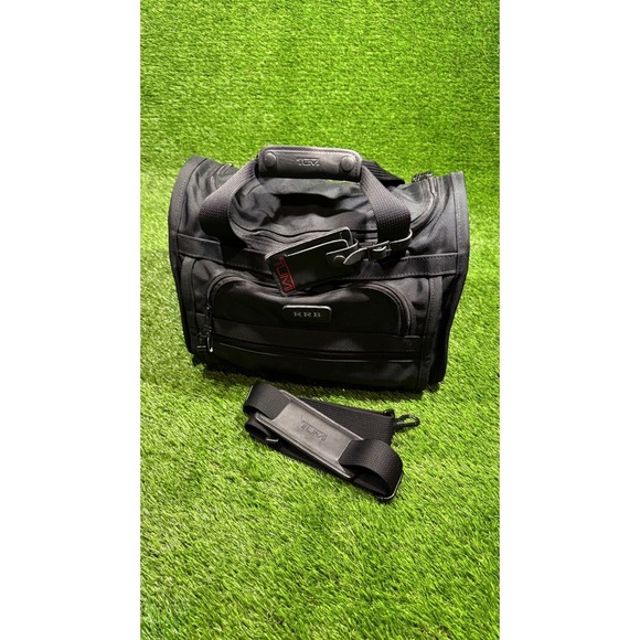 TUMI Black Nylon alpha carrierBostonCarry On Weekender Luggage